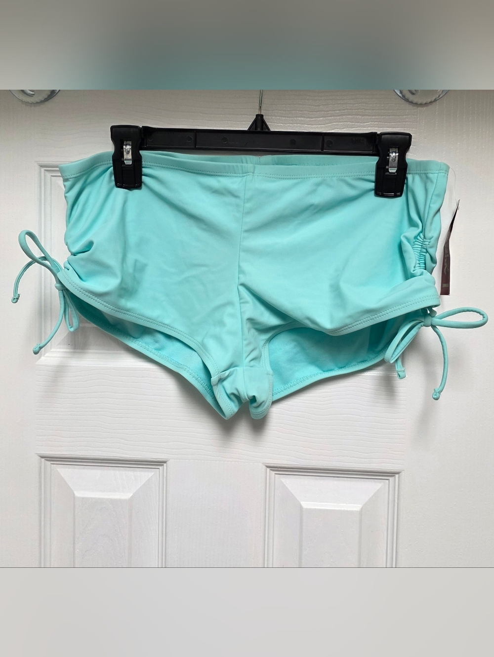 Women Aqua Swim Boyshorts Boardshorts Bikini Bottom And Adjustable Ties XLarge